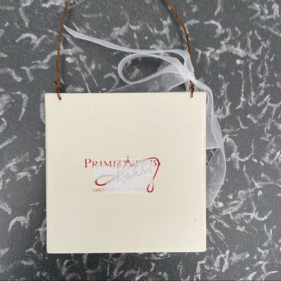 🍭6/$30 Primitives by Kathy Peace On Earth Star Shabby Chic Farmhouse Ornament - Picture 2 of 3